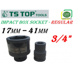 TSTOP / GIANT TOOLS IMPACT BOX SOCKET - REGULAR (17mm - 41mm)