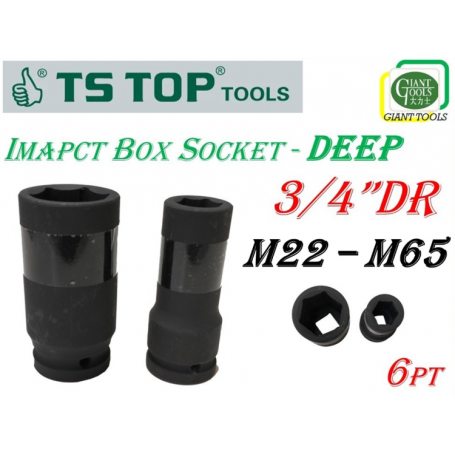 TSTOP / GIANT TOOLS IMPACT BOX SOCKET - DEEP
