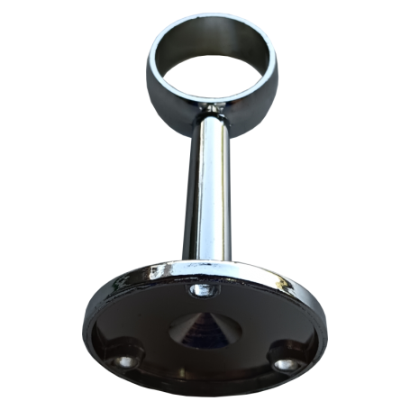 CABINET PIPE BRACKET - CENTRE (25mm) 白钢铜技托