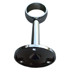 CABINET PIPE BRACKET - CENTRE (25mm) 白钢铜技托