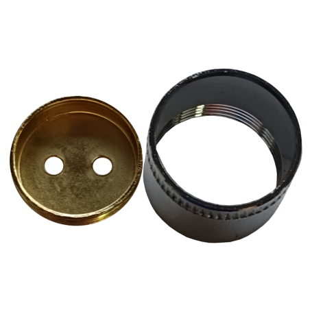 CABINET PIPE BRACKET - ADJ SCREW TYPE (25mm) 白钢铜技托