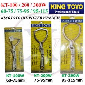 KT-100W (60 - 75MM) KT-200W (75-95MM) KT-300W (95-115mm) KINGTOYO OIL FILTER WRENCH KING TOYO JAPAN TYPE