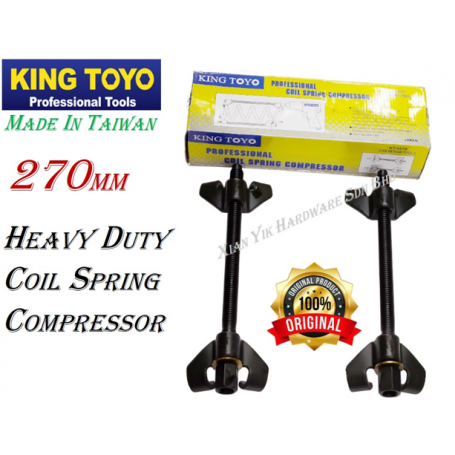 KT-0270 King Toyo KT-0270 / KTCSC-270 Professional Drop Forged Coil Spring Compressor 270MM ID33031 | KINGTOYO
