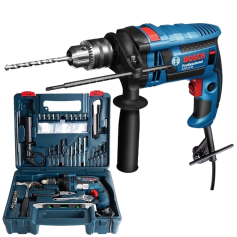 BOSCH IMPACT DRILL WITH 100PCS ACC & HAND TOOLS SET 750W (06012281L2) (GSB 16RE)