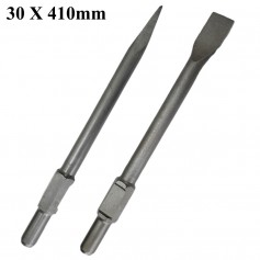 BULL FLAT CHISEL - FLAT / POINT (30 X 410mm)