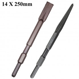 HEX BULL POINT CHISEL - C-TYPE (STAR) (17 X 280mm STAR)