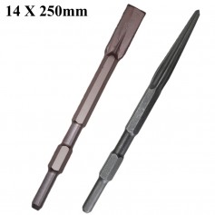 HEX BULL POINT CHISEL - C-TYPE (STAR) (17 X 280mm STAR)