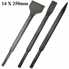 SDS PLUG CHISEL - FLAT / POINT (14 X 250mm)