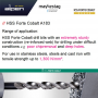 A183 ALPEN STAINLESS STEEL HSS FORTE COBALT DRILL BIT (Made In Austria)