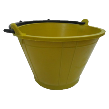 PLASTIC CEMENT PAIL (YELLOW)