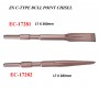 ZX C-TYPE BULL POINT CHISEL - FLAT / POINT (17 X 280 X 25mm)