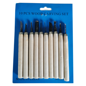 WOOD CARVING TOOLS SET (10PCS)