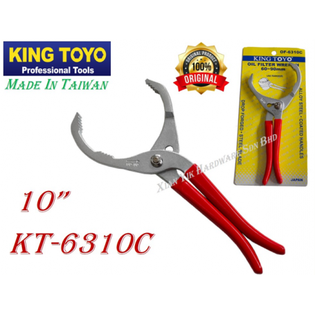 KT-6310C 10" / KT-6312C 12" KINGTOYO OIL FILTER WRENCH / KING TOYO KT-OF6310C / KT-OF6312C