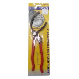 KINGTOYO ADJUSTABLE OIL FILTER PLIER (KT-OF6134P - 14")