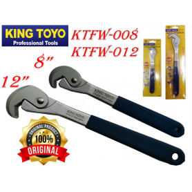 KTFW-008 (8" ~ 8-17mm) KTFW-012 (12" ~ 14-32mm) KINGTOYO FAST WRENCH (FW-008) (KTFW-012) KING TOYO JAPAN TYPE