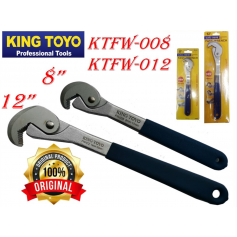 KTFW-008 (8" ~ 8-17mm) KTFW-012 (12" ~ 14-32mm) KINGTOYO FAST WRENCH (FW-008) (KTFW-012) KING TOYO JAPAN TYPE