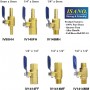 ISANO BRASS MINI BALL VALVE - FOR GAS USE