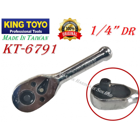 KINGTOYO MINI RATCHET HANDLE ( 1/4" / 3/8" / 1/2" / 1/4" / 3/8" )