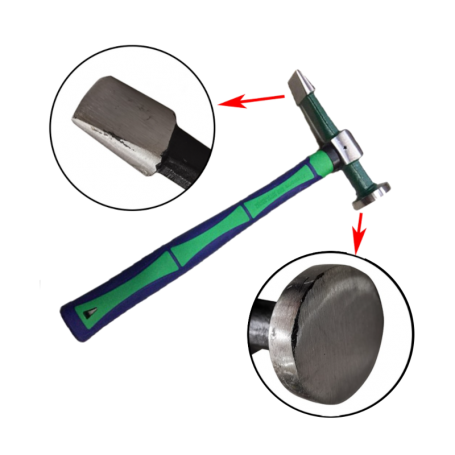 HITTO PANEL BEATER FLAT HAMMER WITH FIBERGLASS HANDLE (HPB-F)