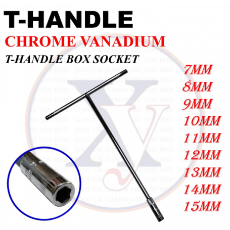 (7mm - 15mm) T-HANDLE BOX SOCKET D-D040