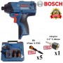BOSCH CORDLESS IMPACT DRIVER 12V (06019F00L6) (GDR 120-Li-2.0Ah)