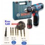 BOSCH CORDLESS HAMMER IMPACT DRIVER DRILL 12V (06019G81L0) (GSB 120-Li-2.0Ah)