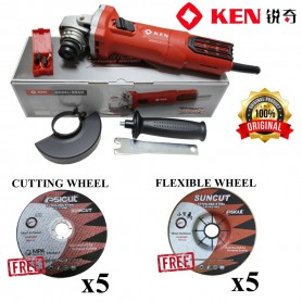 KEN ELECTRIC ANGLE GRINDER SILIM BODY 950W 220V - 4" (100mm) 9810A