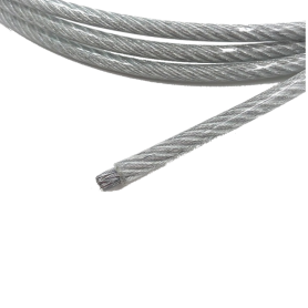 PVC COATED GALVANISED (GI) STEEL WIRE ROPE (1.5, 2, 3, 4mm)