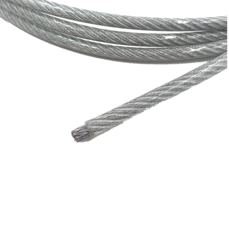 PVC COATED GALVANISED (GI) STEEL WIRE ROPE (1.5, 2, 3, 4mm)