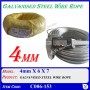 GALVANISED STEEL WIRE ROPE (GI STEEL WIRE ROPE) - (1.5mm - 12mm)