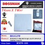 BOSSMAN PREMIUM QUALITY SWITCH (SIRIM) 1Gang X 1Way (BLACK / WHITE)