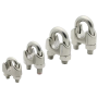 MALLEABLE GI WIRE ROPE CLIPS - 741 (3mm - 28mm)