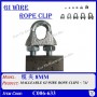 MALLEABLE GI WIRE ROPE CLIPS - 741 (3mm - 28mm)