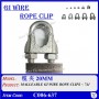 MALLEABLE GI WIRE ROPE CLIPS - 741 (3mm - 28mm)