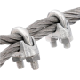 MALLEABLE GI WIRE ROPE CLIPS - 741 (3mm - 28mm)