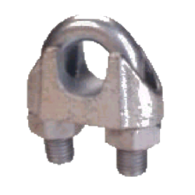 MALLEABLE GI WIRE ROPE CLIPS - 741 (3mm - 28mm)