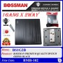 BOSSMAN PREMIUM QUALITY SWITCH (SIRIM) 1Gang X 2Way (BLACK / WHITE)