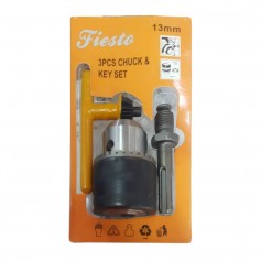 FIESTO DRILL CHUCK C/W SDS ADAPTOR SET (1/2" X 20UNF - 3pcs)