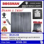 BOSSMAN PREMIUM QUALITY SWITCH (SIRIM) 12Gang X 1Way (BLACK / WHITE)