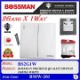 BOSSMAN PREMIUM QUALITY SWITCH (SIRIM) 12Gang X 1Way (BLACK / WHITE)