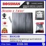 BOSSMAN PREMIUM QUALITY SWITCH (SIRIM) 3Gang X 1Way (BLACK / WHITE)