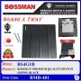 BOSSMAN PREMIUM QUALITY SWITCH (SIRIM) 4Gang X 1Way (BLACK / WHITE)