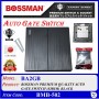 BOSSMAN PREMIUM QUALITY AUTO GATE SWITCH (SIRIM) 2Gang (WHITE / BLACK)