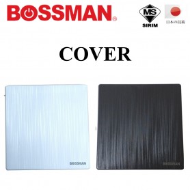 BOSSMAN PREMIUM QUALITY SWITCH BLANK PLATE (SIRIM) COVER (WHITE / BLACK)