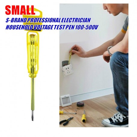 "S" PROFESSIONAL ELECTRICIAN HOUSEHOLD VOLTAGE TEST PEN 100-500V (66-119)