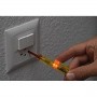 PROFESSIONAL ELECTRICIAN HOUSEHOLD VOLTAGE TEST PEN 100-500V (SMALL)