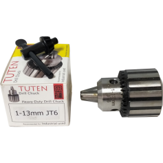 TUTEM KEY TYPE TAPER DRILL CHUCK (1 - 13mm JT6 ~ 1/2")