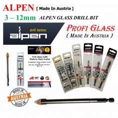 A289 ALPEN GLASS DRILL BIT (Made In Austria) A289