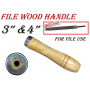 FILE WOOD HANDLE (3"/4")