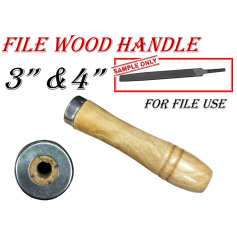 FILE WOOD HANDLE (3"/4")